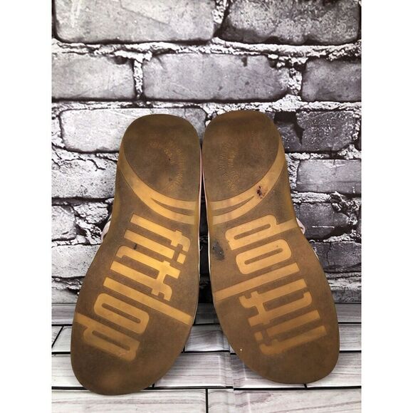 Fitflop 3200 Walkstar Pink Synthetic Thong Wedge Sandals Women’s Sz 9M US/41EU - Picture 13 of 16